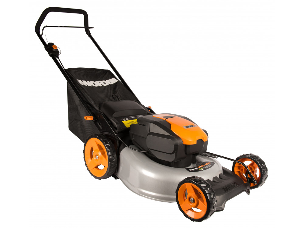 Газонокосилка аккумуляторная WORX WG751E Газонокосилка аккумуляторная WORX WG751E