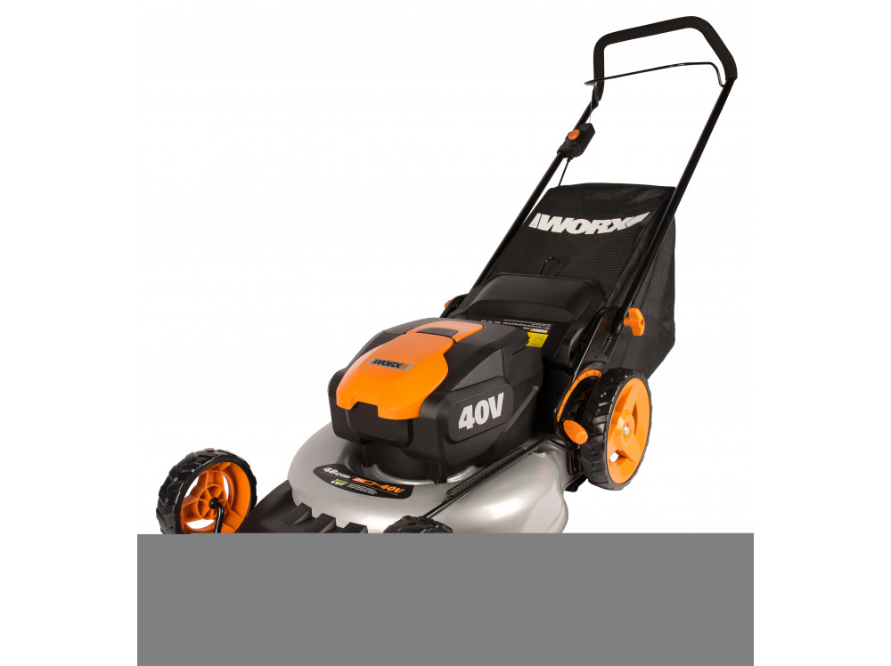 Газонокосилка аккумуляторная WORX WG751E Газонокосилка аккумуляторная WORX WG751E