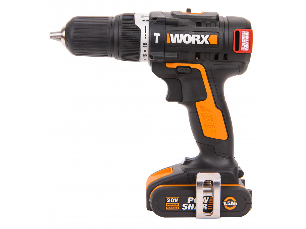 Дрель-шуруповерт ударная аккумуляторная WORX WX367 Дрель-шуруповерт ударная аккумуляторная WORX WX367