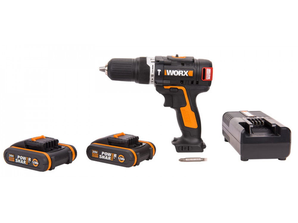 Дрель-шуруповерт ударная аккумуляторная WORX WX367 Дрель-шуруповерт ударная аккумуляторная WORX WX367