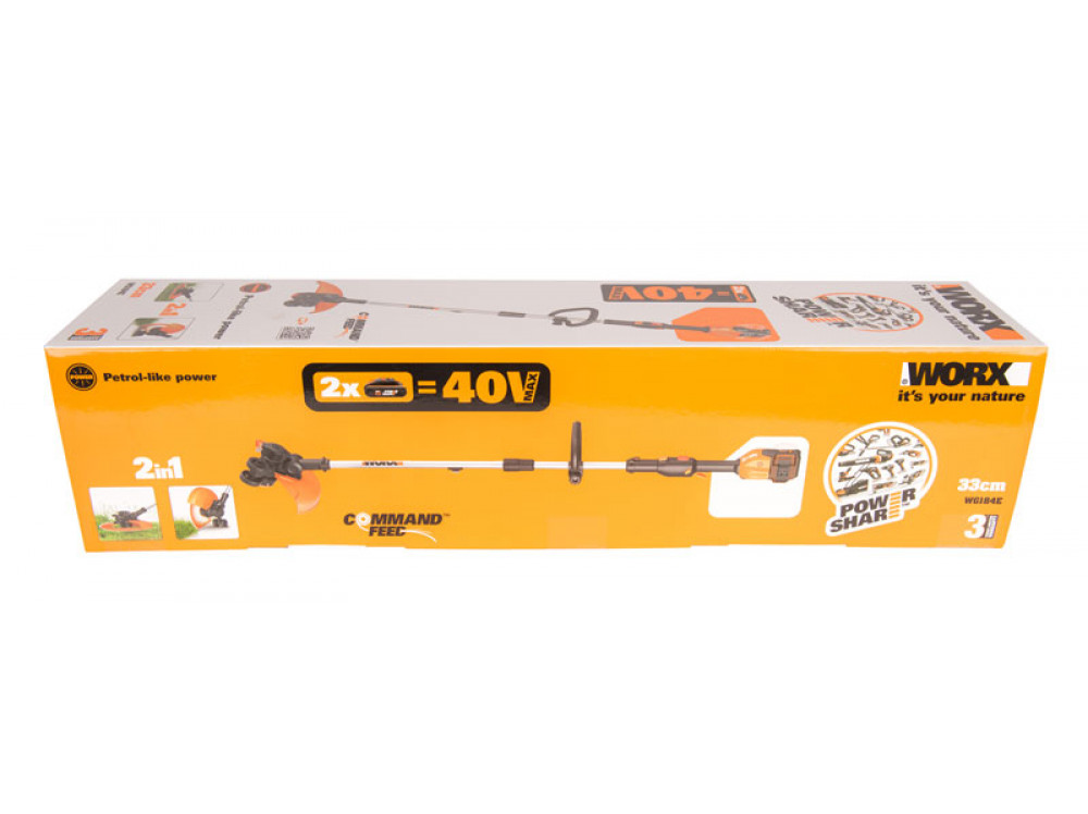 Триммер аккумуляторный WORX WG184E.9