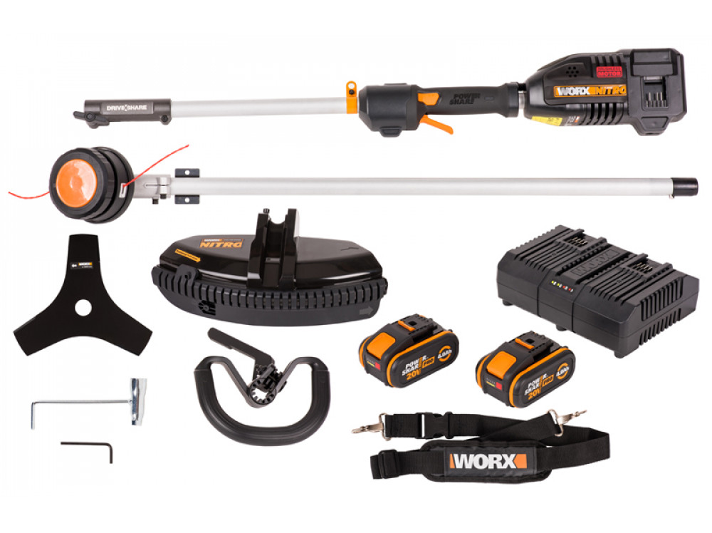 Триммер аккумуляторный WORX NITRO WG186E.1