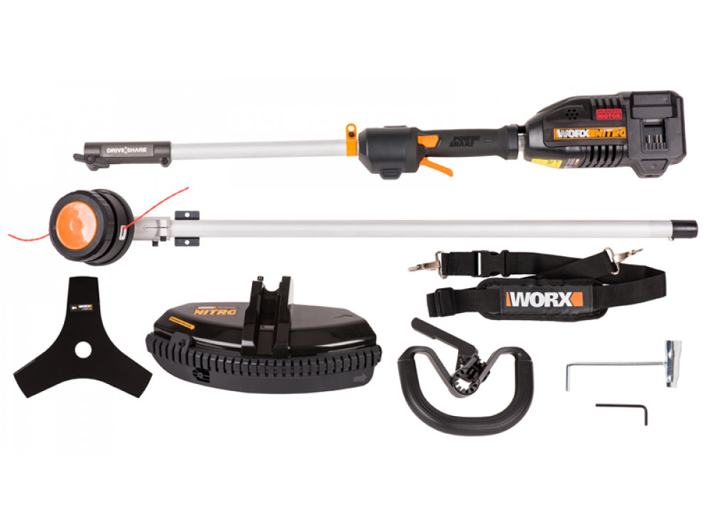 Триммер аккумуляторный WORX NITRO WG186E.92