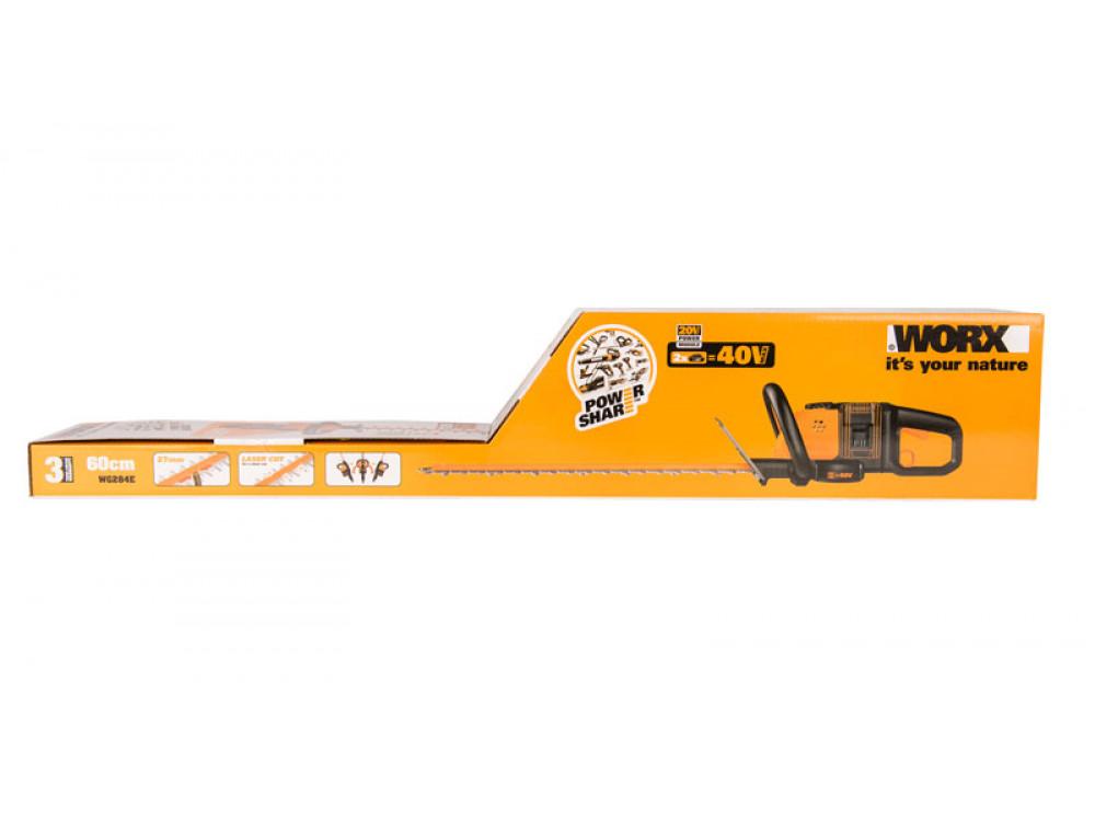 Кусторез аккумуляторный WORX WG284E.9 Кусторез аккумуляторный WORX WG284E.9