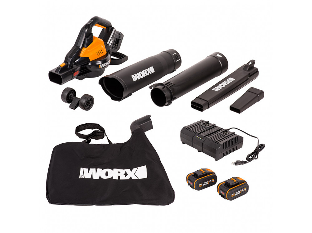 Воздуходувка-пылесос аккумуляторная бесщеточная WORX WG583E