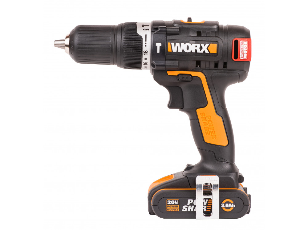 Дрель-шуруповерт ударная аккумуляторная WORX WX367.1 Дрель-шуруповерт ударная аккумуляторная WORX WX367.1