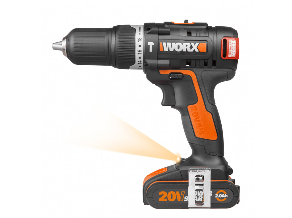 Дрель-шуруповерт ударная аккумуляторная WORX WX367.1 Дрель-шуруповерт ударная аккумуляторная WORX WX367.1