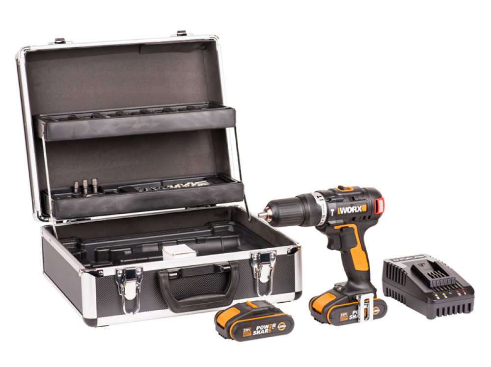 Дрель-шуруповерт ударная аккумуляторная WORX WX367.1 Дрель-шуруповерт ударная аккумуляторная WORX WX367.1