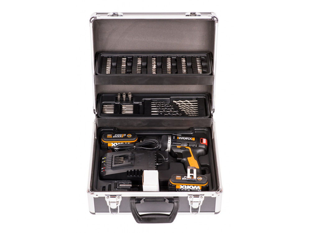 Дрель-шуруповерт ударная аккумуляторная WORX WX367.1 Дрель-шуруповерт ударная аккумуляторная WORX WX367.1