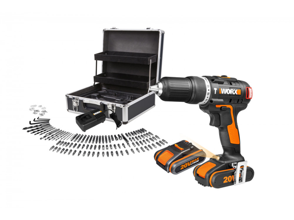 Дрель-шуруповерт ударная аккумуляторная WORX WX367.1 Дрель-шуруповерт ударная аккумуляторная WORX WX367.1