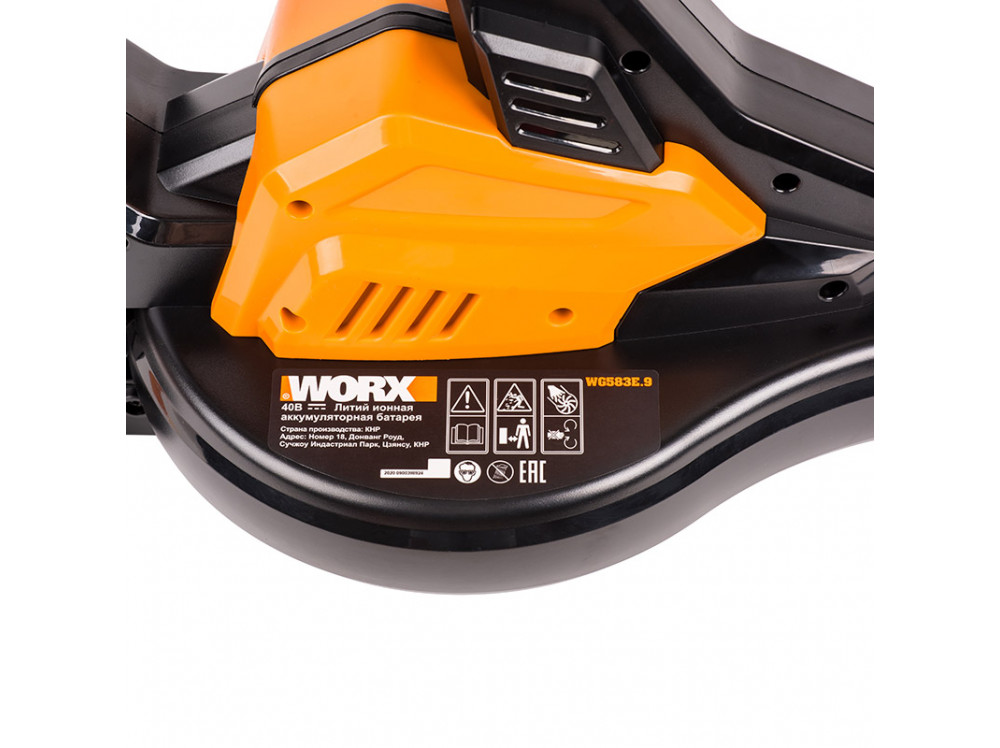 Воздуходувка-пылесос аккумуляторная бесщеточная WORX WG583E.9