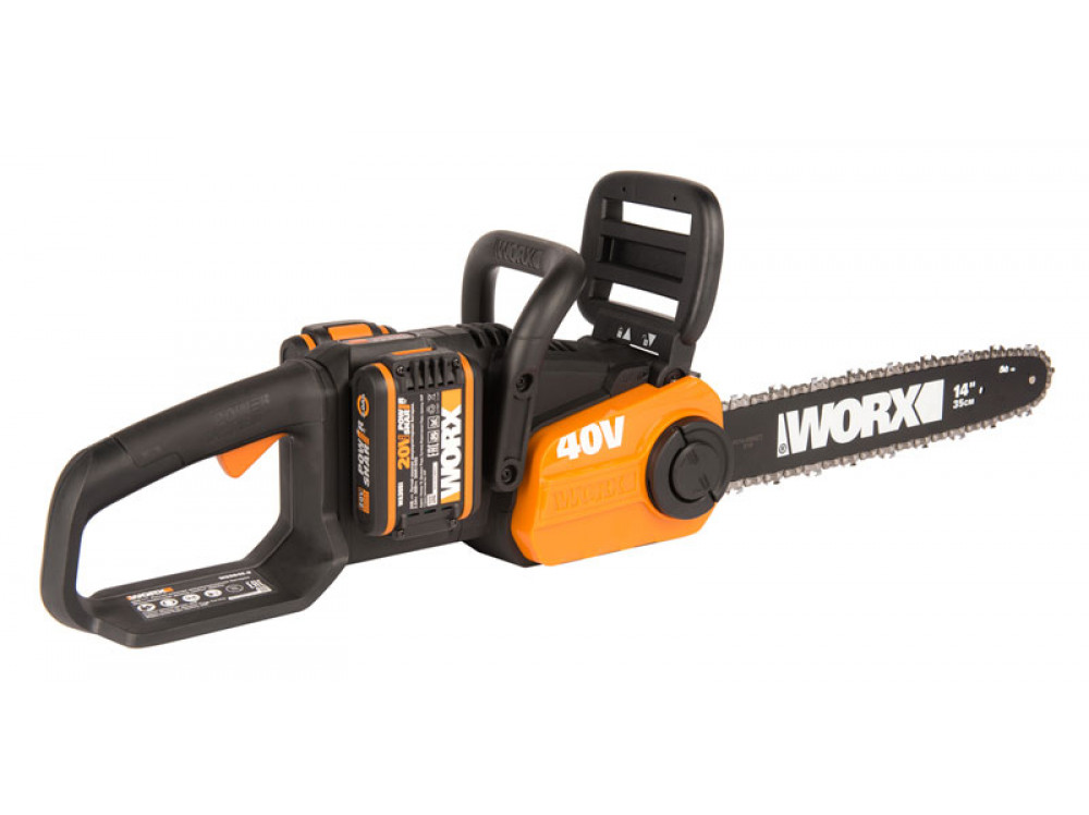 Цепная пила аккумуляторная WORX WG384E.9