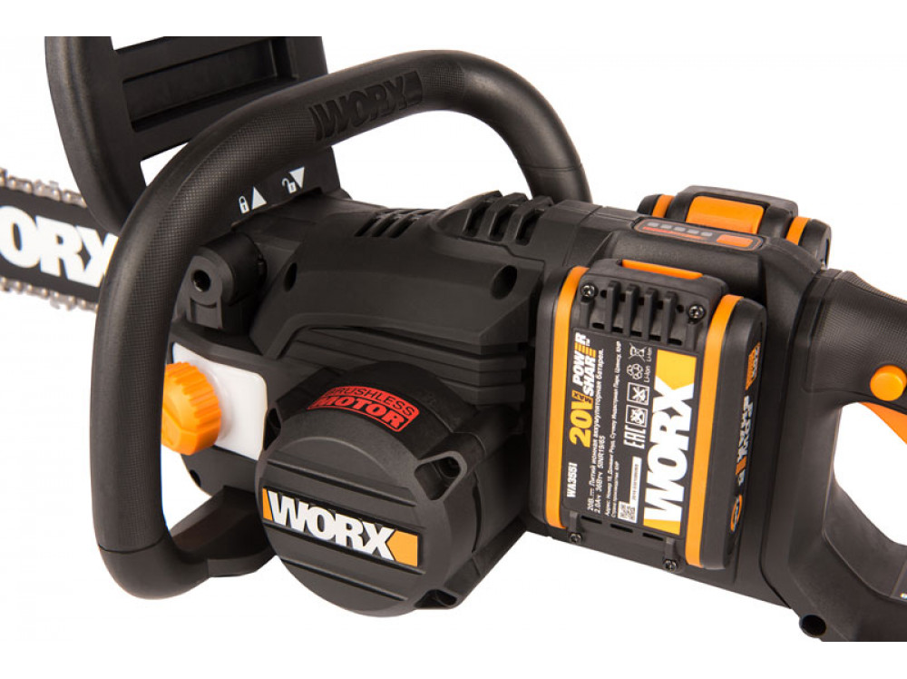 Цепная пила аккумуляторная WORX WG384E.9