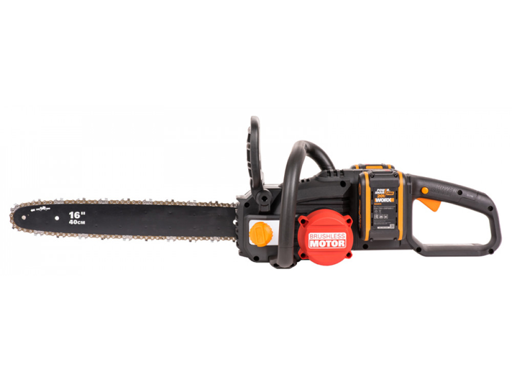 Цепная пила аккумуляторная WORX WG385E NITRO 40В 40cm бесщеточная Цепная пила аккумуляторная WORX WG385E NITRO 40В 40cm бесщеточная
