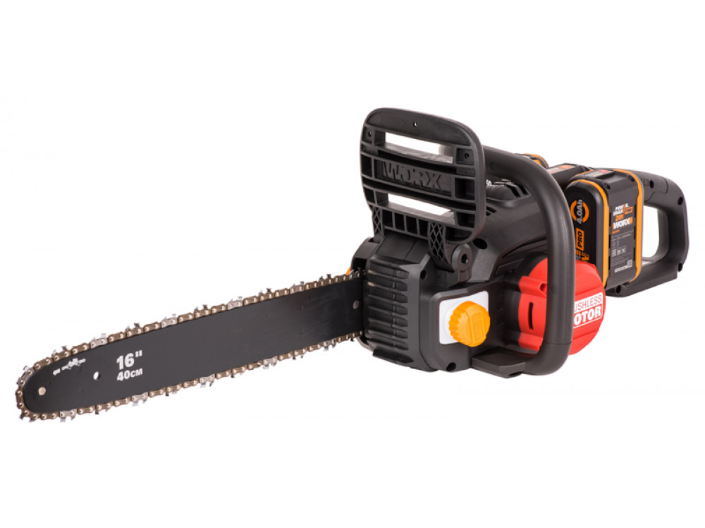Цепная пила аккумуляторная WORX WG385E NITRO 40В 40cm бесщеточная Цепная пила аккумуляторная WORX WG385E NITRO 40В 40cm бесщеточная