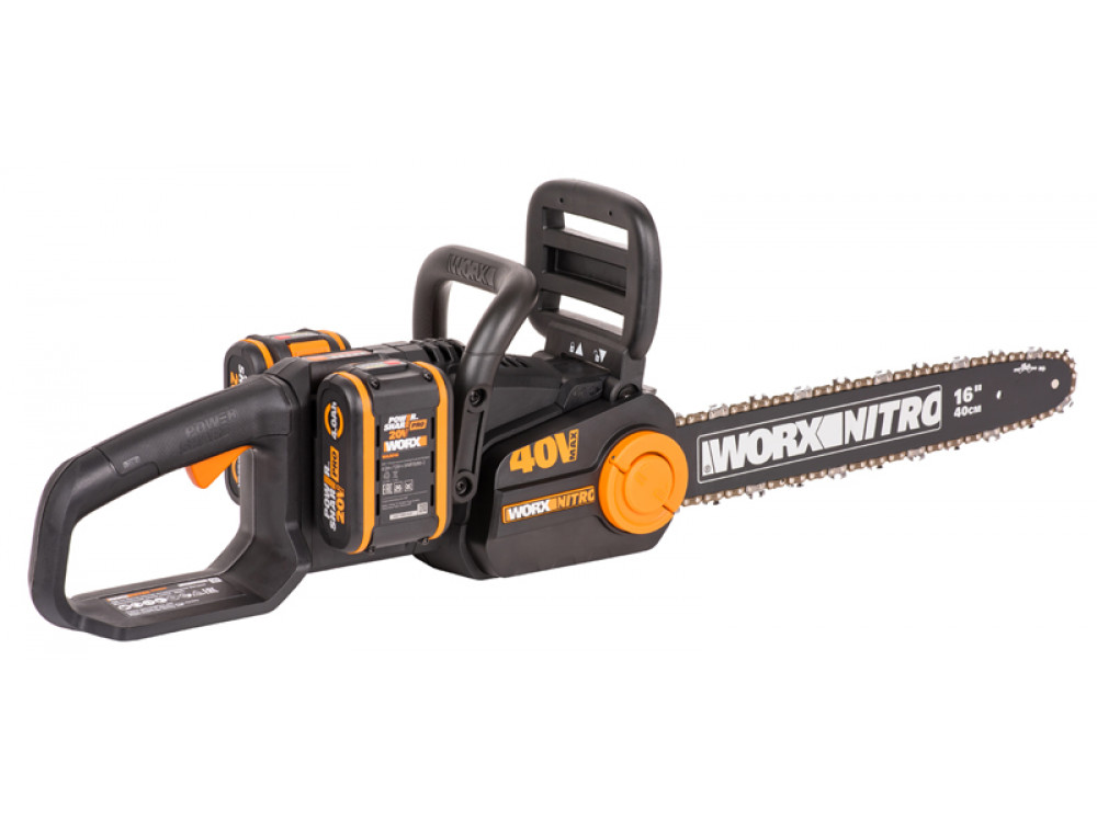 Цепная пила аккумуляторная WORX WG385E NITRO 40В 40cm бесщеточная Цепная пила аккумуляторная WORX WG385E NITRO 40В 40cm бесщеточная
