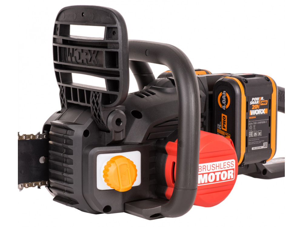 Цепная пила аккумуляторная WORX WG385E NITRO 40В 40cm бесщеточная Цепная пила аккумуляторная WORX WG385E NITRO 40В 40cm бесщеточная