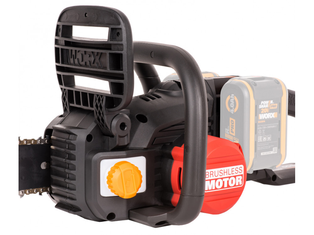 Цепная пила аккумуляторная WORX WG385E.9 NITRO 40В 40cm бесщеточная Цепная пила аккумуляторная WORX WG385E.9 NITRO 40В 40cm бесщеточная