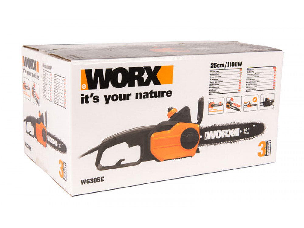 Цепная пила WORX WG305E Цепная пила WORX WG305E