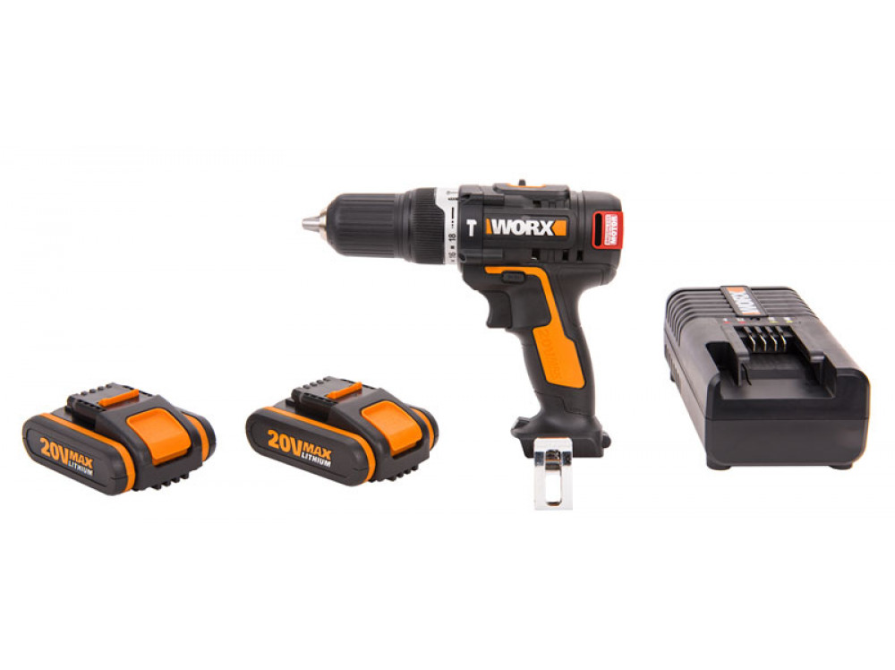 Дрель-шуруповерт ударная аккумуляторная WORX WX367.3 Дрель-шуруповерт ударная аккумуляторная WORX WX367.3
