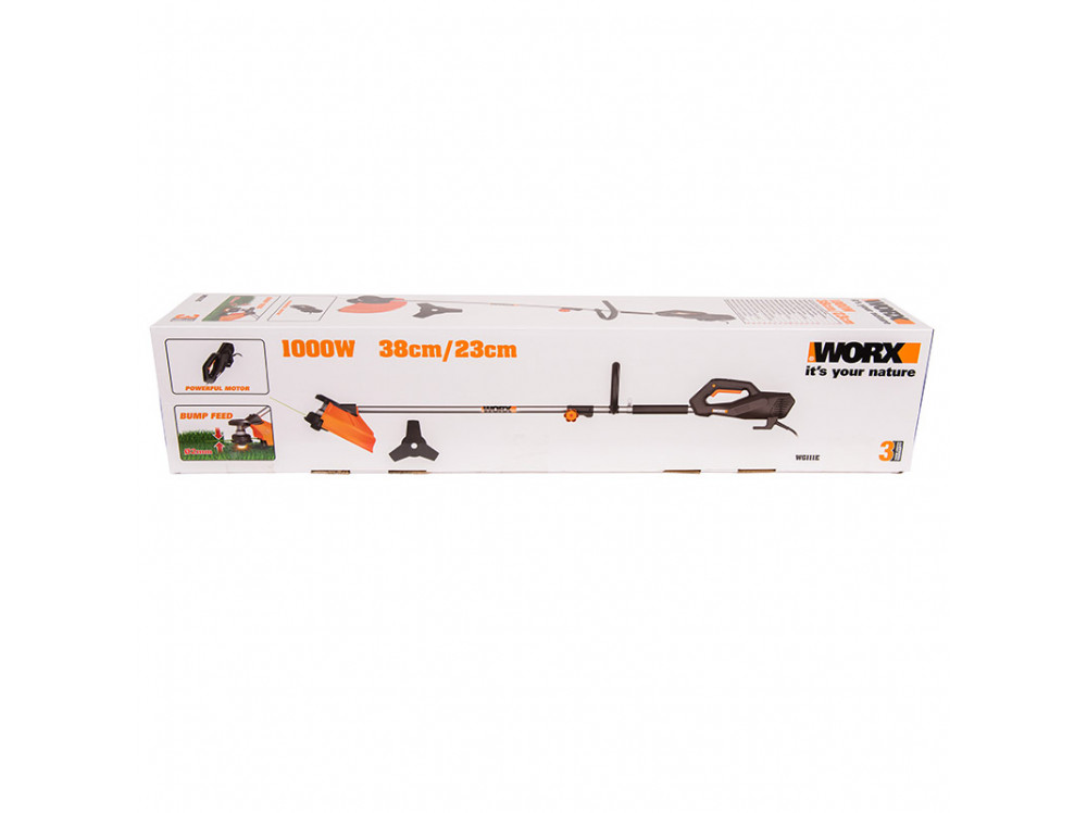 Триммер электрический WORX WG111E 38см Триммер электрический WORX WG111E 38см