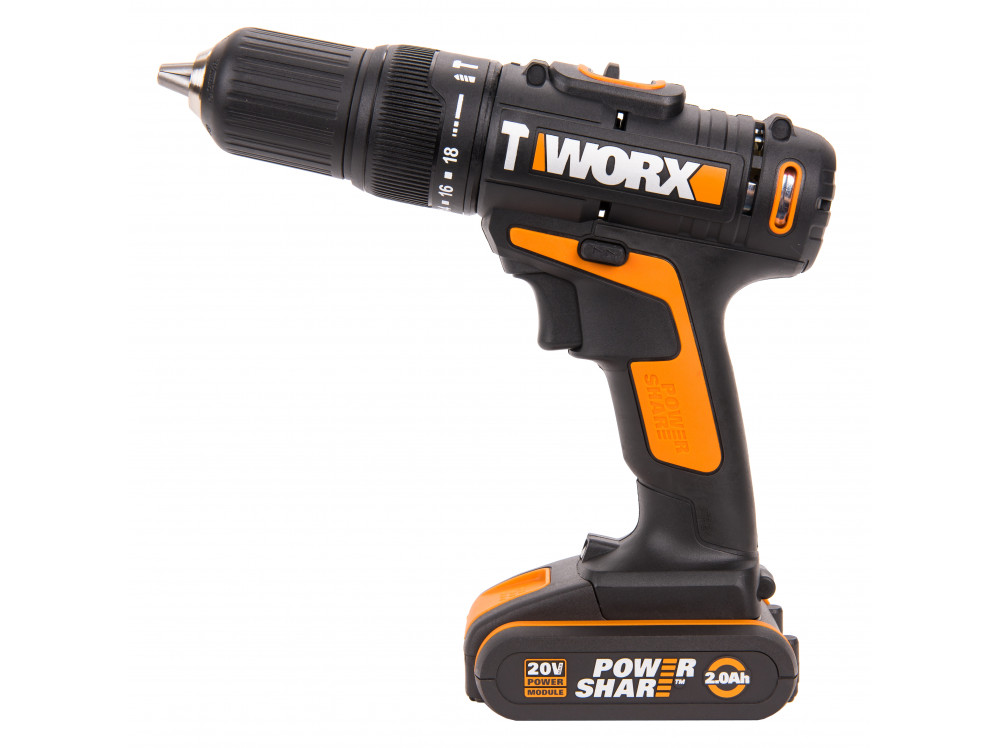 Дрель-шуруповерт ударная аккумуляторная WORX WX371.1 Дрель-шуруповерт ударная аккумуляторная WORX WX371.1