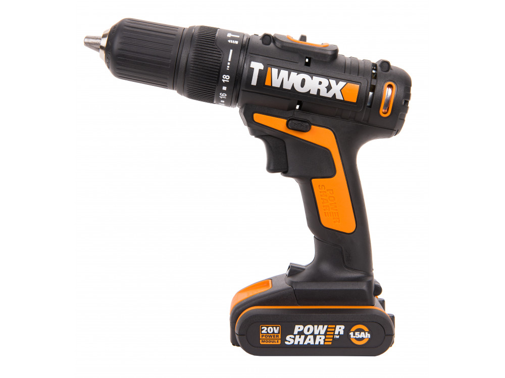 Дрель-шуруповерт ударная аккумуляторная WORX WX371.3 Дрель-шуруповерт ударная аккумуляторная WORX WX371.3