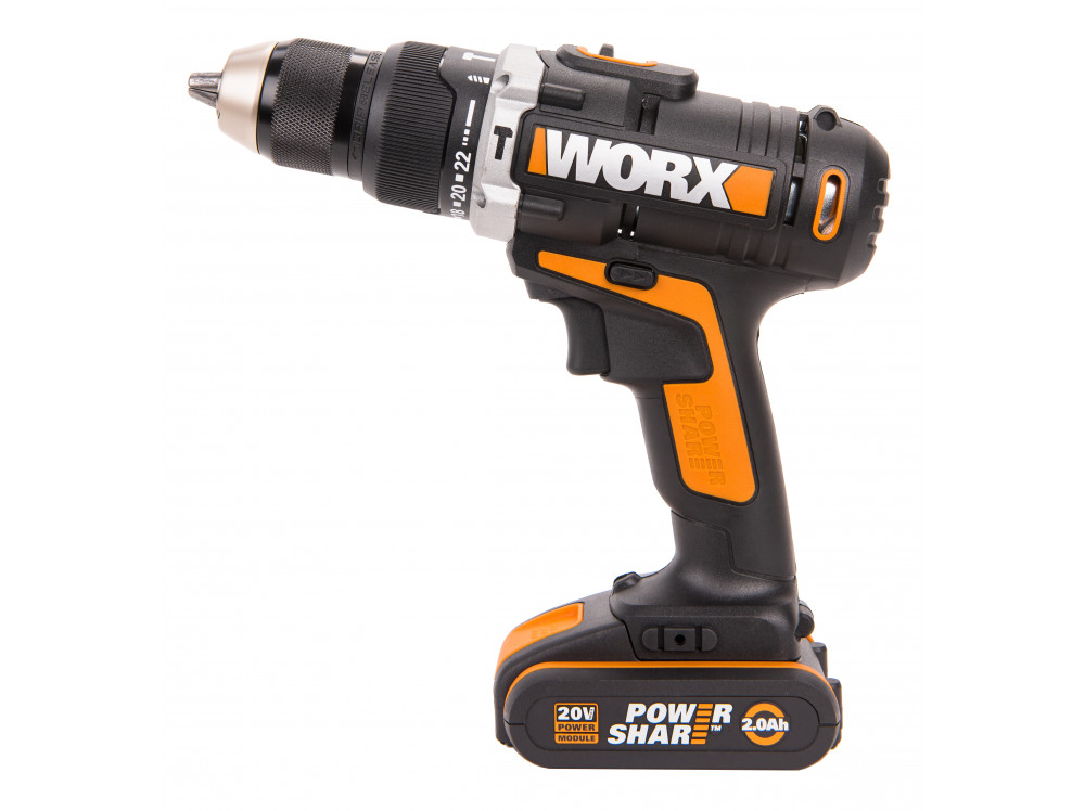 Дрель-шуруповерт ударная аккумуляторная WORX WX372 Дрель-шуруповерт ударная аккумуляторная WORX WX372