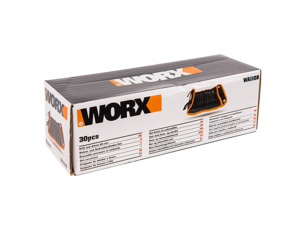 Набор оснастки WORX WA1108 30 шт Набор оснастки WORX WA1108 30 шт