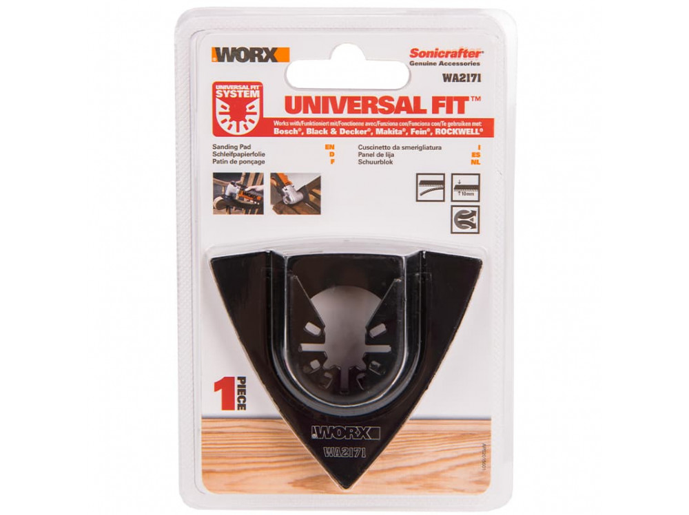 Насадка шлифовальная подошва WORX WA2171 Насадка шлифовальная подошва WORX WA2171