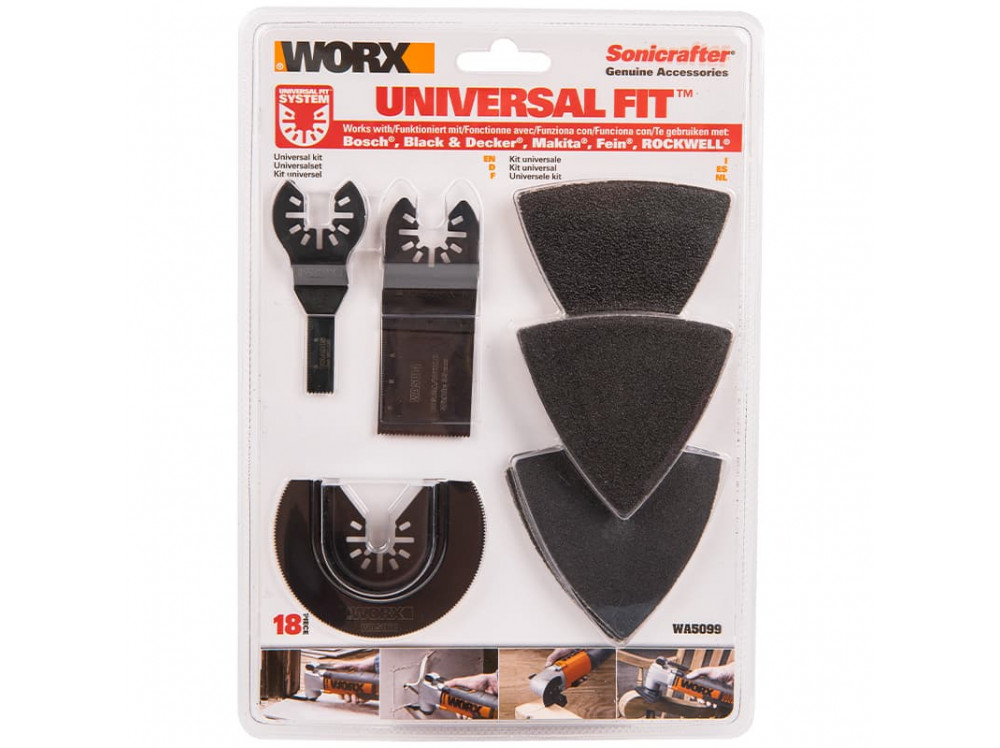 Набор насадок WORX WA5099 для реноватора 18 шт Набор насадок WORX WA5099 для реноватора 18 шт