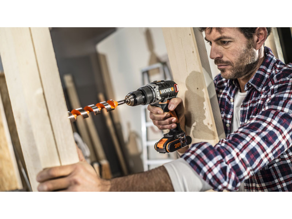 Дрель-шуруповерт ударная аккумуляторная WORX WX373.9