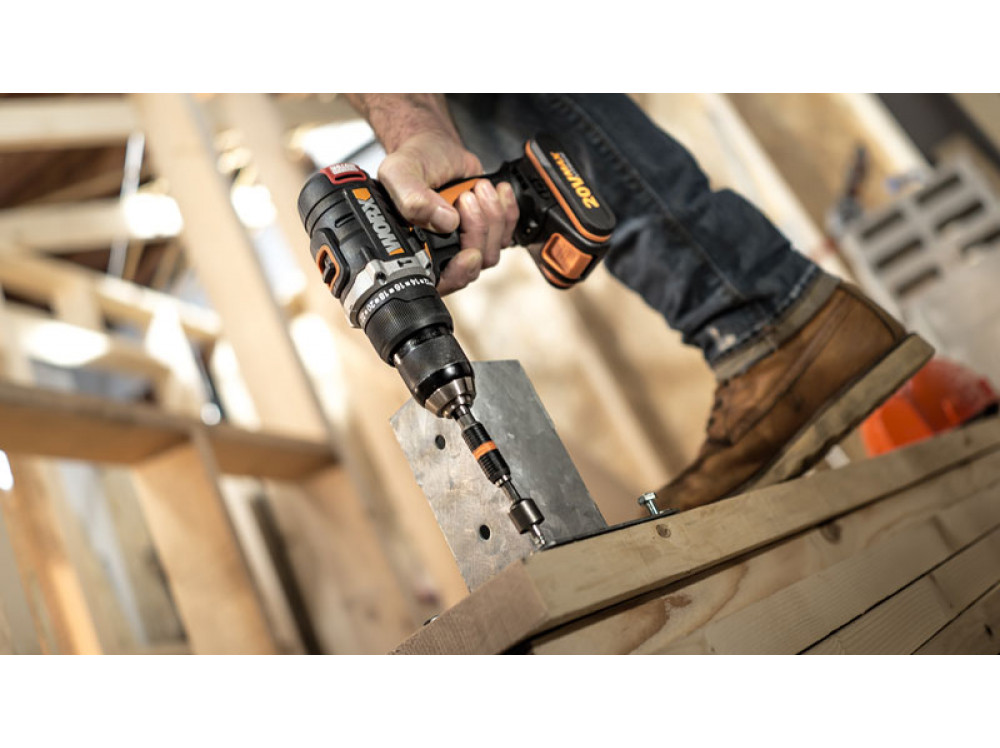 Дрель-шуруповерт ударная аккумуляторная WORX WX373.9