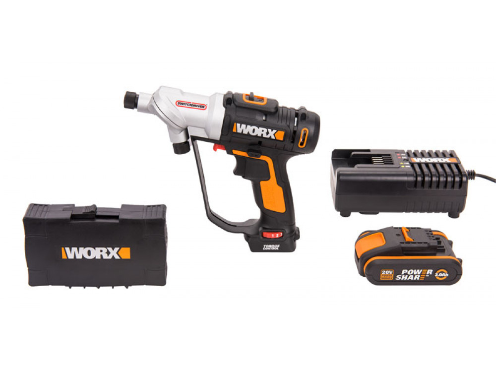 Дрель-шуруповерт аккумуляторная WORX Switchdriver WX176.2 Дрель-шуруповерт аккумуляторная WORX Switchdriver WX176.2