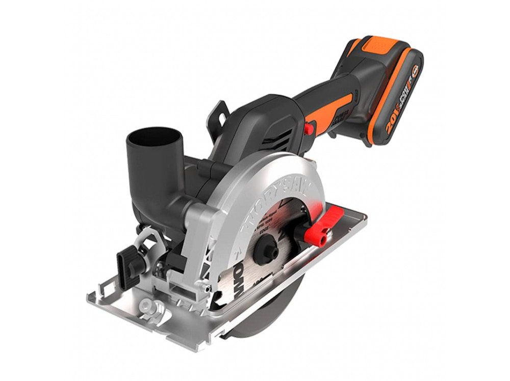 Циркулярная бесщеточная пила WORX WX531 20V 120мм аккумуляторная Циркулярная бесщеточная пила WORX WX531 20V 120мм аккумуляторная