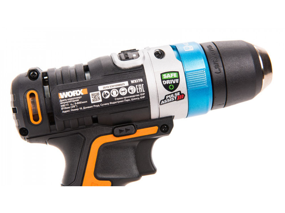 Дрель-шуруповерт аккумуляторная WORX AiDrill WX178