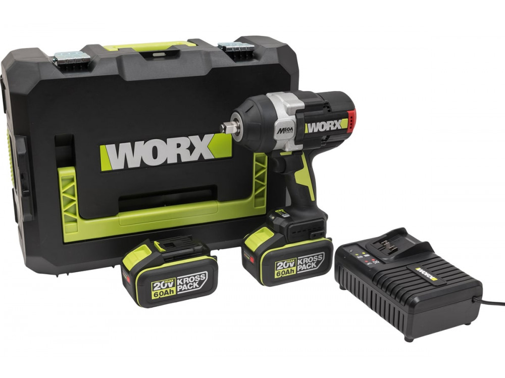 Гайковерт ударный аккумуляторный WORX Professional WU272