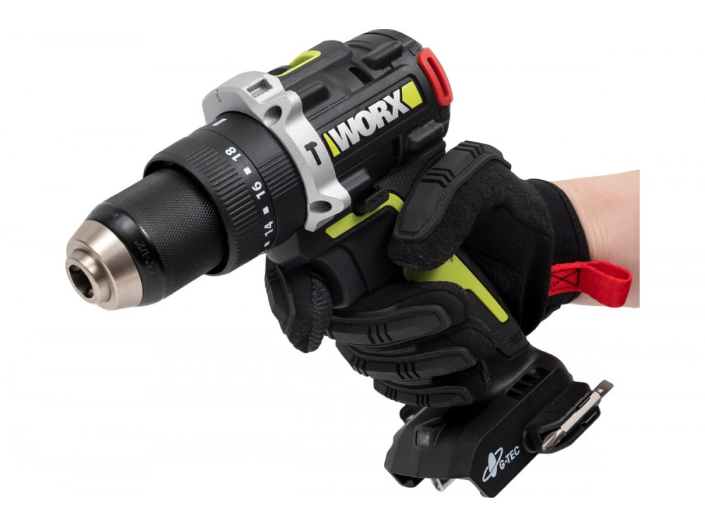Дрель-шуруповерт ударная аккумуляторная WORX Professional WU373.91