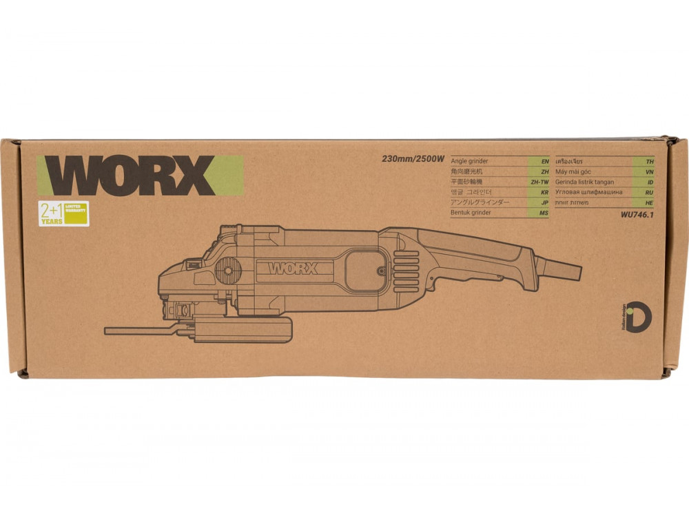Угловая шлифмашина WORX Professional WU746.1