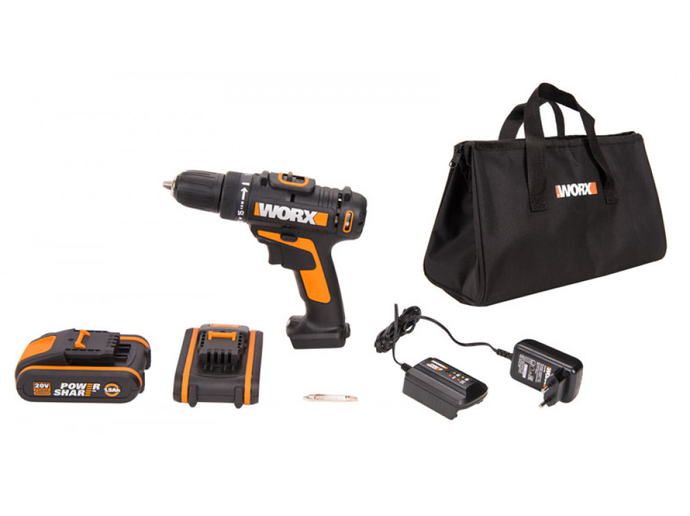 Дрель-шуруповерт аккумуляторная WORX WX101 Дрель-шуруповерт аккумуляторная WORX WX101