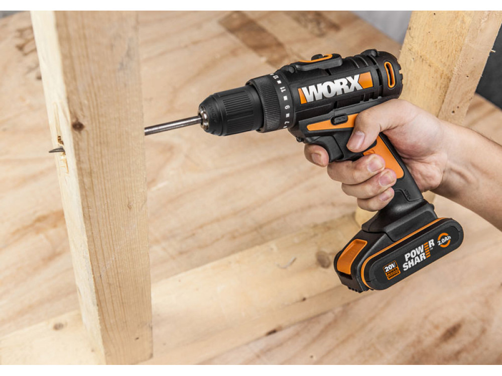 Дрель-шуруповерт аккумуляторная WORX WX101 Дрель-шуруповерт аккумуляторная WORX WX101