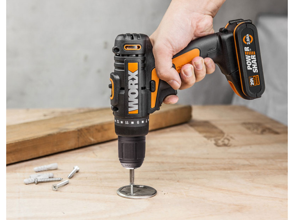 Дрель-шуруповерт аккумуляторная WORX WX101 Дрель-шуруповерт аккумуляторная WORX WX101