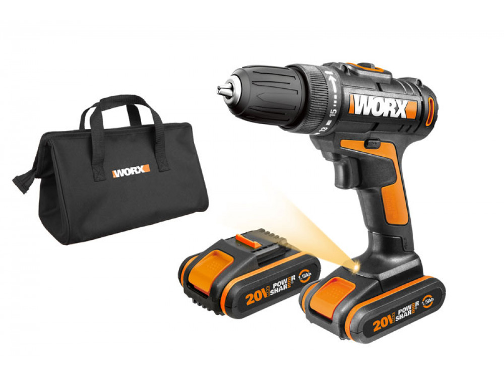 Дрель-шуруповерт аккумуляторная WORX WX101 Дрель-шуруповерт аккумуляторная WORX WX101
