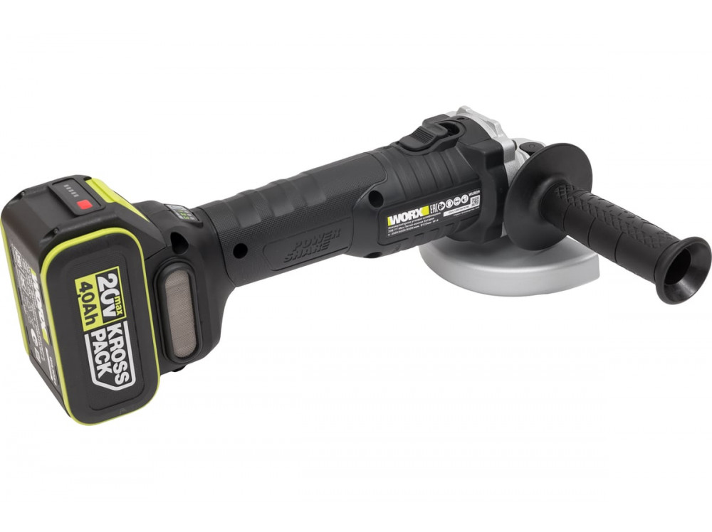 Угловая шлифмашина аккумуляторная WORX Professional WU809.3
