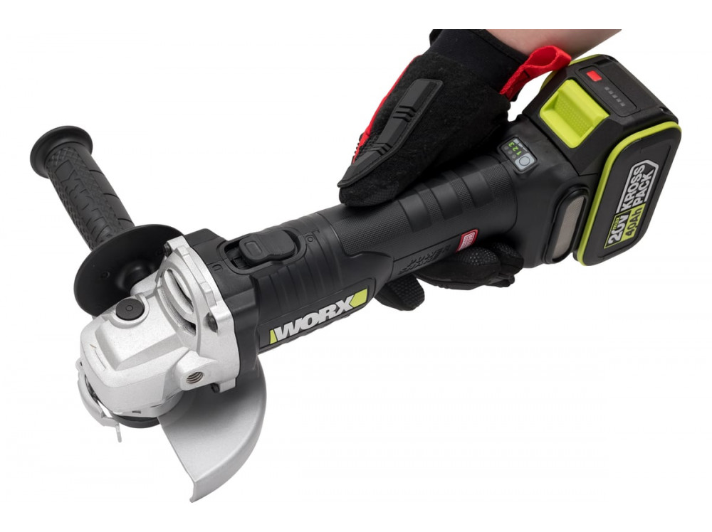 Угловая шлифмашина аккумуляторная WORX Professional WU809.3