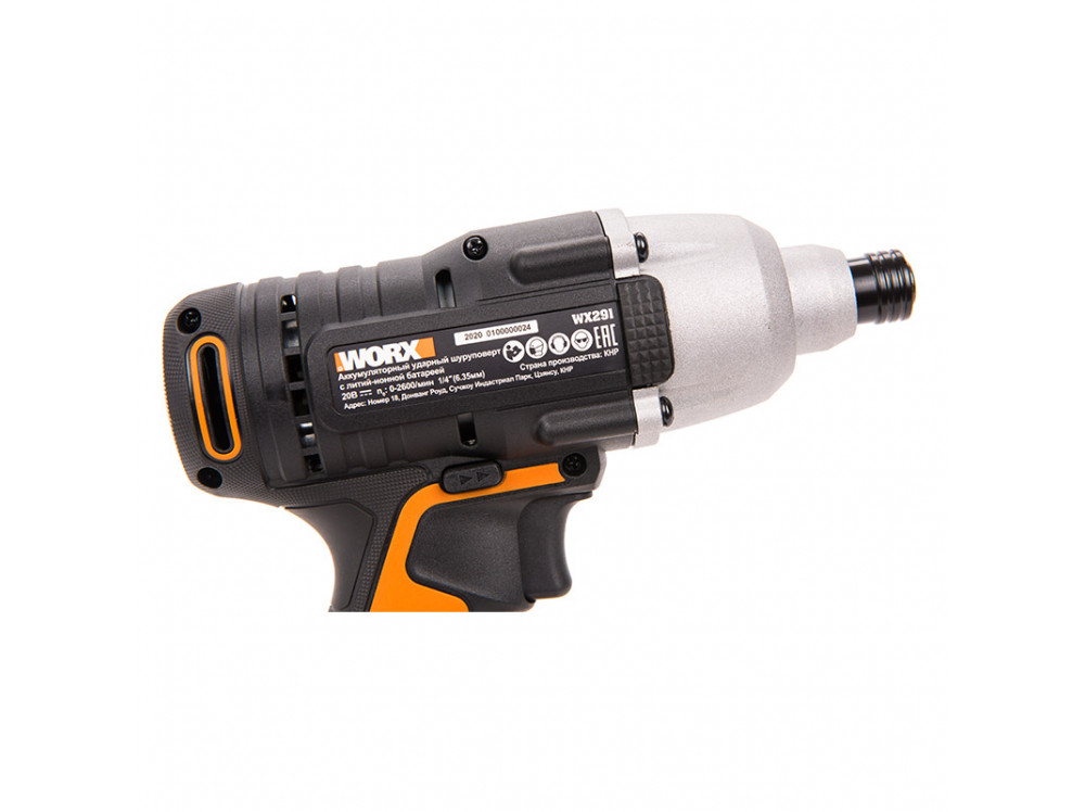 Винтоверт ударный аккумуляторный WORX WX291 Винтоверт ударный аккумуляторный WORX WX291