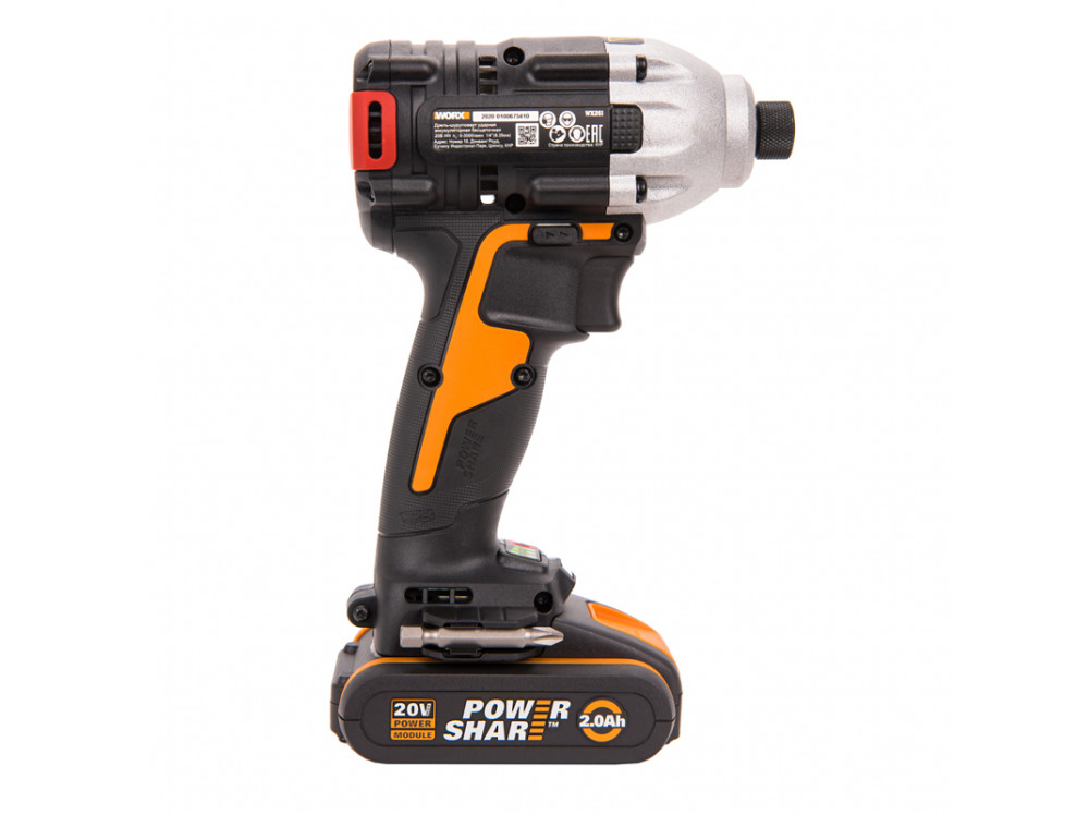 Винтоверт ударный бесщеточный аккумуляторный WORX WX261 Винтоверт ударный бесщеточный аккумуляторный WORX WX261