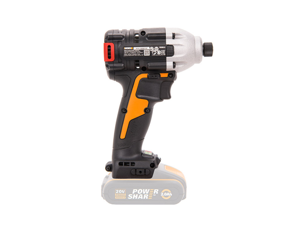 Винтоверт ударный бесщеточный аккумуляторный WORX WX261.9 Винтоверт ударный бесщеточный аккумуляторный WORX WX261.9