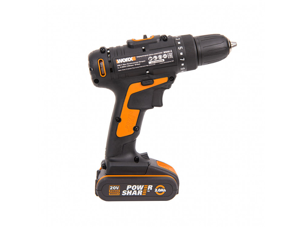 Дрель-шуруповерт аккумуляторная WORX WX101.2 Дрель-шуруповерт аккумуляторная WORX WX101.2