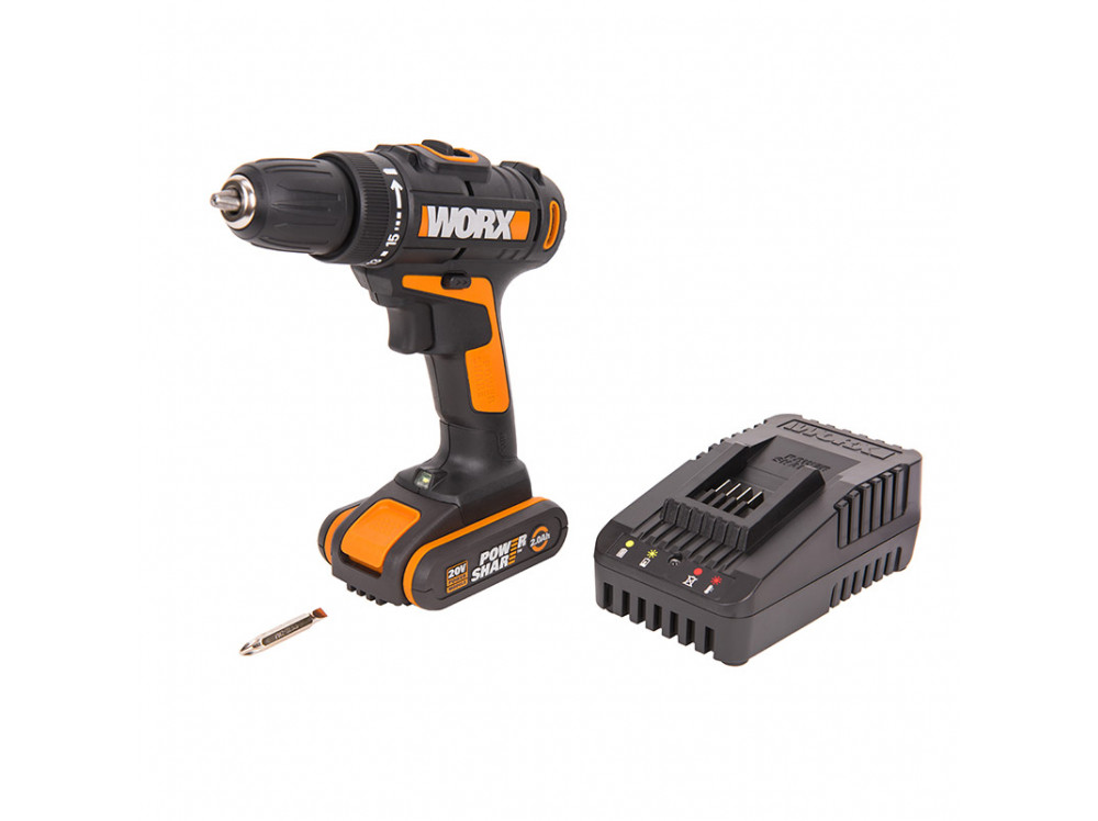 Дрель-шуруповерт аккумуляторная WORX WX101.2 Дрель-шуруповерт аккумуляторная WORX WX101.2